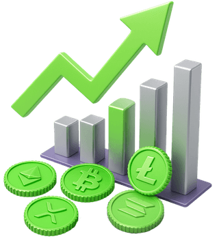 διεπαφή πλατφόρμας crypto trading με επισκόπηση προϊόντος Σταγόνα Επενδίς